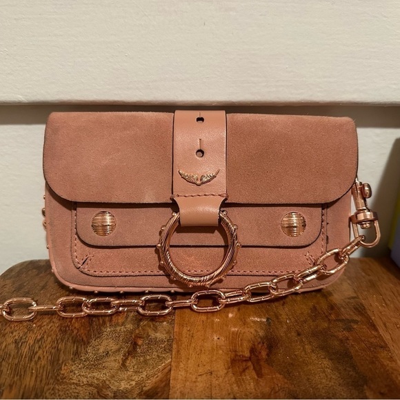 Zadig & Voltaire Kate Moss Wallet Suede Bag - Picture 12 of 14